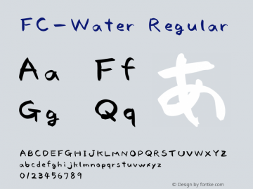 FC-Water Regular Version 3.1图片样张