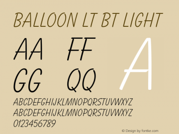 Balloon Lt BT Light mfgpctt-v4.4 Dec 10 1998图片样张