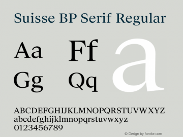 Suisse Bp Serif Font Family Suisse Bp Serif Serif Typeface Fontke Com For Mobile
