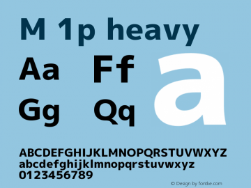 M 1p heavy Version 1.041图片样张