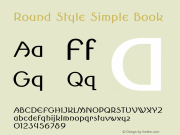 Round Style Simple Book Version 2.000图片样张