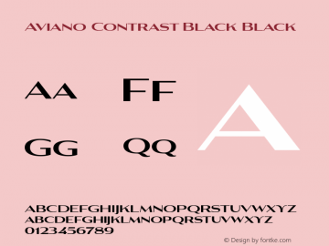 Aviano Contrast Black Black 1.000图片样张