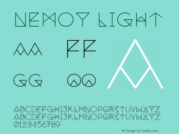 Font Family|Nemoy-Uncategorized Typeface-Fontke.com For Mobile
