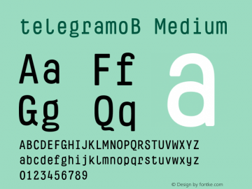 telegramoB Medium 1.000图片样张