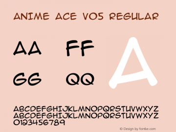 Anime Ace Font Family  Download Free for Desktop  Webfont