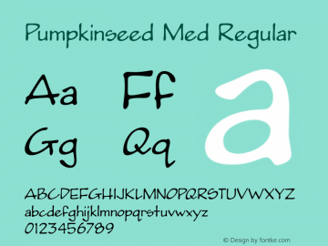 Pumpkinseed Med Regular Version 2.003图片样张