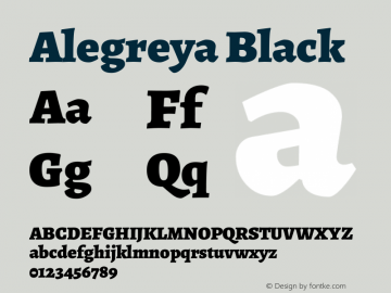 Alegreya Black Version 1.003图片样张