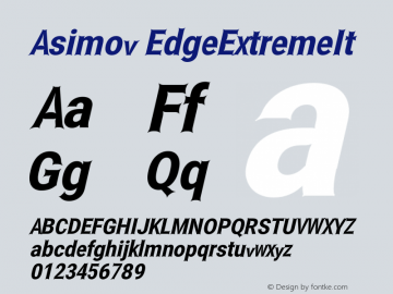 Asimov EdgeExtremeIt Version 2.000980: 2014图片样张