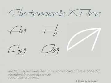 Electrasonic XFine 001.000图片样张