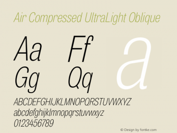 Air Compressed UltraLight Oblique Version 1.00图片样张