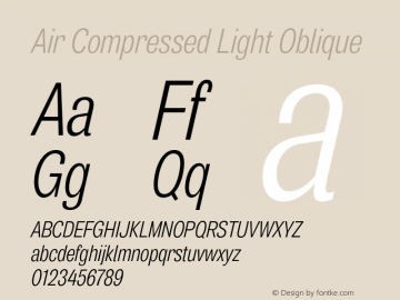 Air Compressed Light Oblique Version 1.00图片样张