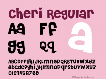 Cheri Font|Cheri Macromedia Fontographer 4.1.3 1/18/01 Font-OTF Font ...