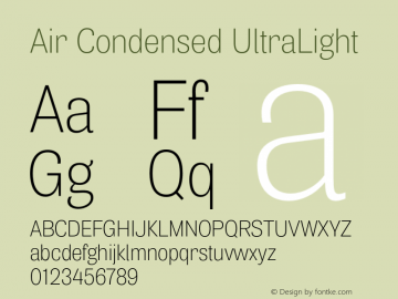 Air Condensed UltraLight Version 1.00图片样张