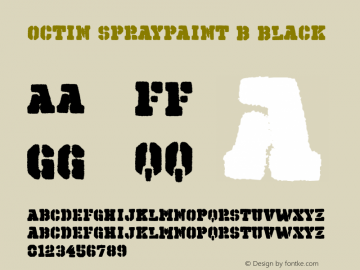 Octin Spraypaint B Black Version 1.000图片样张