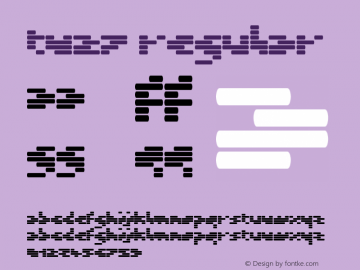 TV27 Regular 001.000 Font Sample