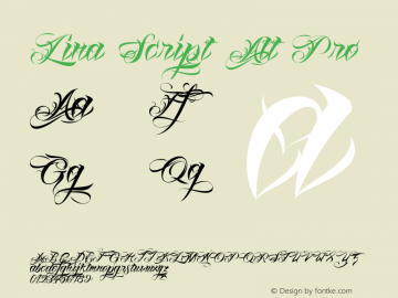 Lina Script Alt Pro 1.000图片样张