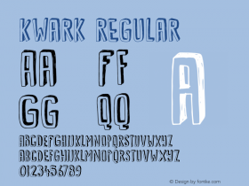 Kwark Regular Version 1.000 Font Sample