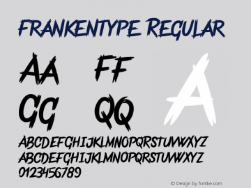 Frankentype Regular 1.000图片样张