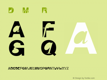 DrMr Regular Version 001.000 Font Sample