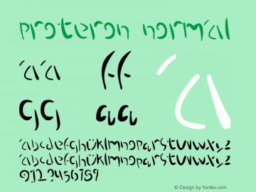 Proteron Normal 1.0 Thu Apr 24 22:24:39 1997图片样张