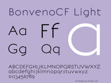 BonvenoCF Light Version 1.1.0图片样张