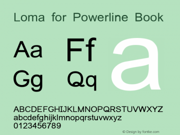 Loma for Powerline Book Version 0.9.16: 2011-04-23图片样张