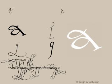 Trinculo Regular Altsys Fontographer 4.0.3 1/17/98 Font Sample