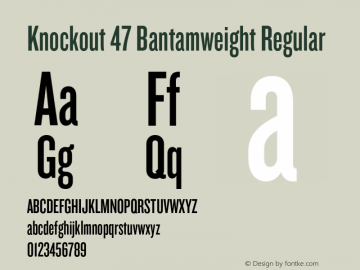 Knockout 47 Bantamweight Regular Version 1.200图片样张