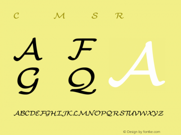 Computer Modern Sans Regular6pt Version 001.001图片样张