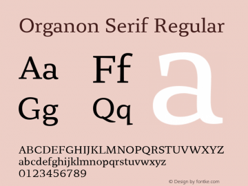 Organon Serif Regular 001.002图片样张