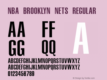 NBA Brooklyn Nets Regular Version 1.00 June 5, 2013, initial release图片样张