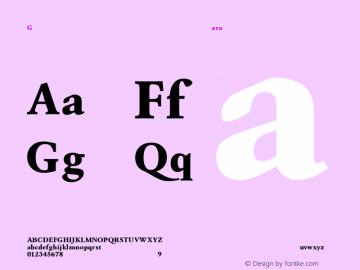 Garamond-Bold Regular Converted from C:\EMSTT\ST000243.TF1 by ALLTYPE图片样张