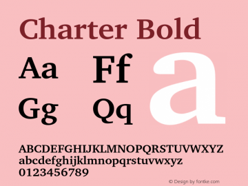 Charter Bold 2.0-1.0图片样张