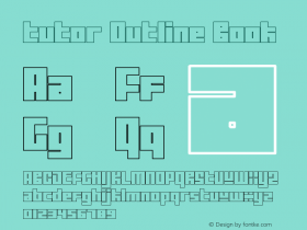 Tutor Outline Book Version 1.000 2005 initial r Font Sample