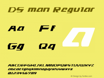 DS man Regular 1图片样张