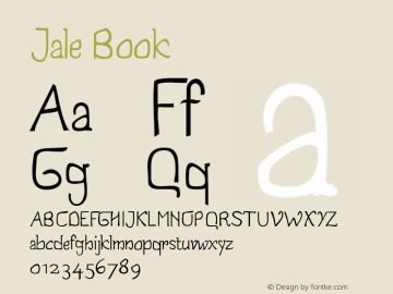 Jale Book Version 2.000 2012 initial r图片样张