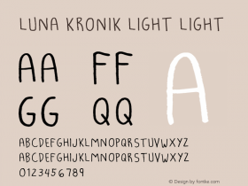 Luna Kronik Light Light Version 1.00 March 3, 2013,图片样张