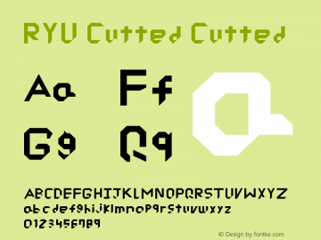 RYU Cutted Cutted Version 1.0图片样张