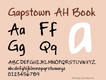 Gapstown AH Book Version 1.10图片样张