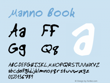 Manno Book Version 1.00 April 25, 2005,图片样张