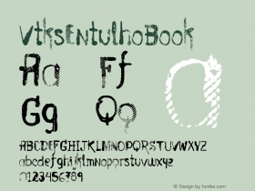 Vtks Entulho Book Version 1.00 April 30, 2008, Font Sample