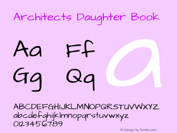 Architects Daughter Book Version 1.002 2010图片样张