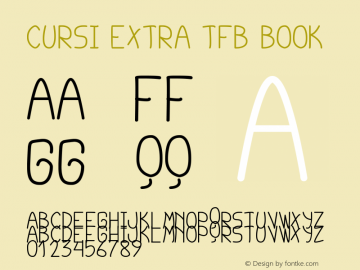 cursi extra tfb Book Version 1.00 February 11, 20图片样张