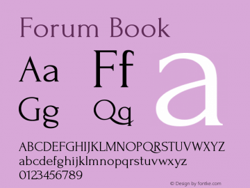 Forum Book Version 1.000图片样张