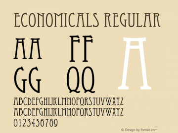 Economicals Regular 1.0.1 Font Sample