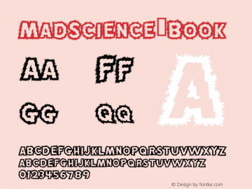 MadScience Book Version Macromedia Fontograp图片样张