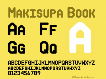 Makisupa Book Version 2.0 - 8/01/99图片样张
