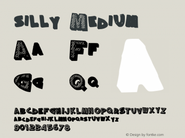 silly Medium Version 001.000 Font Sample