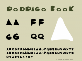 RODRIGO Book Version 1.00 May 29, 2009, i Font Sample