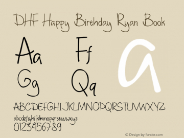 DHF Happy Birthday Ryan Book Version 2.000图片样张